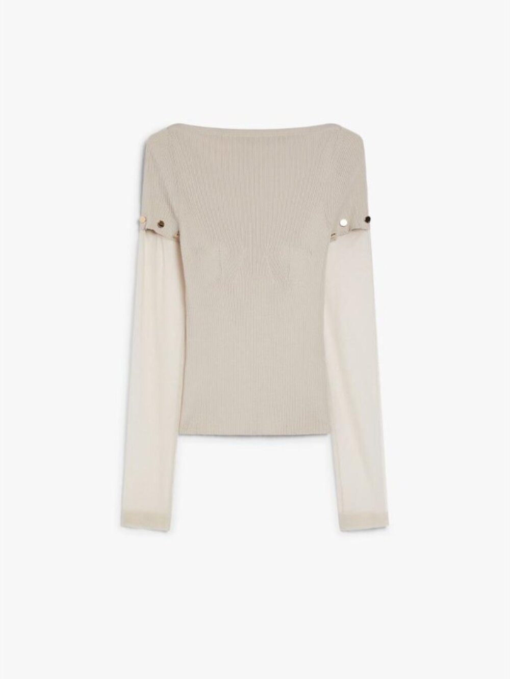 Max Mara Sportmax Viscose Tight-Fitting Sweater Tag Size L Women